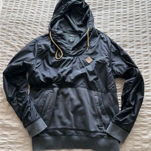 Volcom Hooded Pullover with Tan Drawstrings